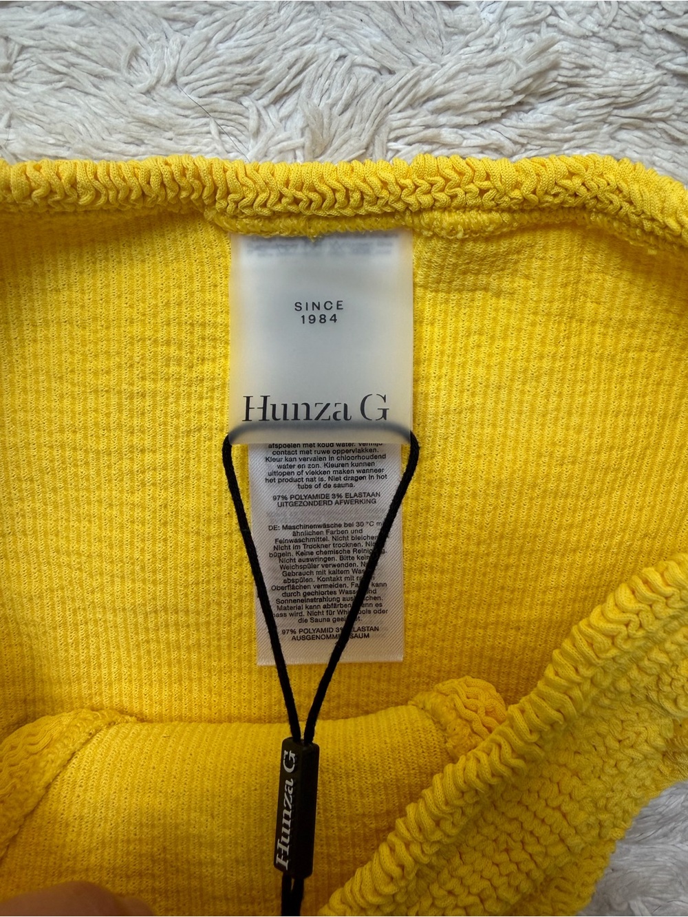 NWT Hunza G Jean bikini - Picture 6 of 8